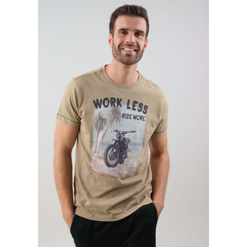 Vêtements Homme T-shirts & Polos Deeluxe T-Shirt WORKLESS Marron