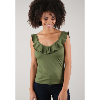 Vêtements Femme Poils / Plumes Deeluxe T-Shirt ANGELA Vert