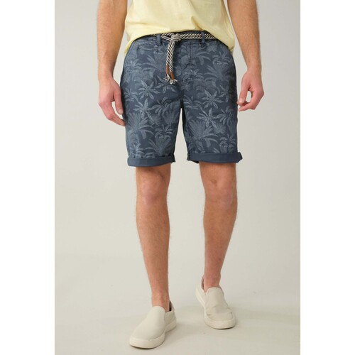 Vêtements Homme Shorts / Bermudas Deeluxe Short KARUBI Bleu