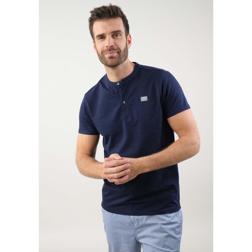 Vêtements Homme T-shirts & Polos Deeluxe T-Shirt TURMERIC Bleu