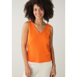 Vêtements Femme T-shirts & Polos Deeluxe T-Shirt IJANE Orange