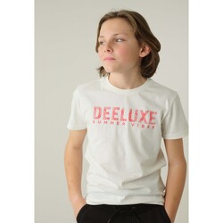 Vêtements Garçon T-shirts & Polos Deeluxe T-Shirt ACLE Blanc