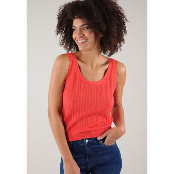 Vêtements Femme T-shirts & Polos Deeluxe Pull KISHI Orange