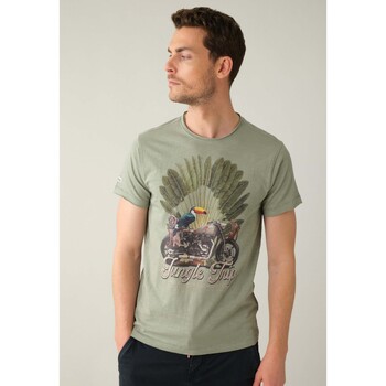 Vêtements Homme T-shirts & Polos Deeluxe T-Shirt AVENTURA Vert