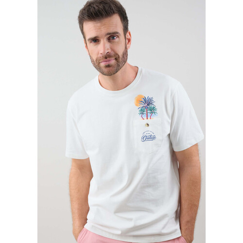 Vêtements Homme T-shirts & Polos Deeluxe T-Shirt CHIQUILES Blanc