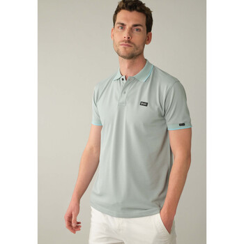 Vêtements Homme Long Sleeve Cricket Polo Shirt Mens Deeluxe Polo STANLEY Bleu