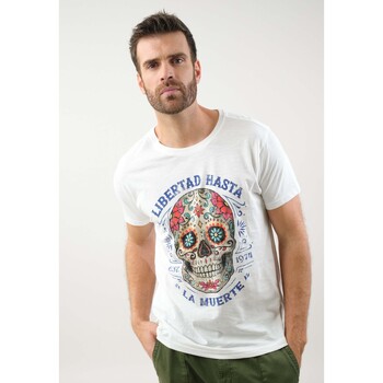 Vêtements Homme T-shirts & Polos Deeluxe T-Shirt CRANEO Blanc