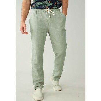 Vêtements Homme Pantalons Deeluxe Pantalon WALLACE Vert