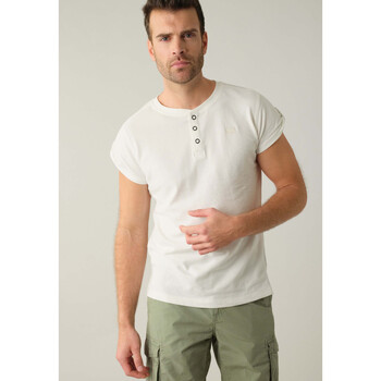 Vêtements Homme T-shirts & Polos Deeluxe T-Shirt basislag TACOS Blanc
