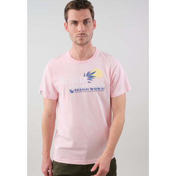 Vêtements Homme T-shirts & Polos Deeluxe T-Shirt FLOYDON Rose