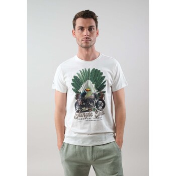 Vêtements Homme Long Sleeve Cricket Polo Shirt Mens Deeluxe T-Shirt AVENTURA Blanc