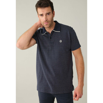 Vêtements Homme T-shirts & Polos Deeluxe Polo ABYSSAL Bleu