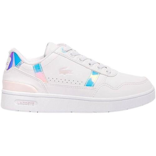 Chaussures Baskets basses rosa Lacoste  Blanc