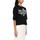 Vêtements Femme T-shirts manches courtes Versace Jeans Couture 76hahg01-cj00g-899 Noir