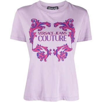 Vêtements Femme carhartt wip multi star script t shirt Versace Jeans Couture 76hahg02-cj00g-320 Violet