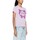 Vêtements Femme T-shirts manches courtes Versace Jeans Couture 76hahg02-cj00g-320 Violet
