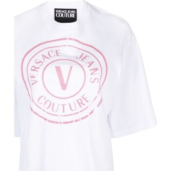 Vêtements Femme tee-shirts manches courtes marques diverses 2 ans Versace Jeans Couture 76hahg05-cj00g-003 Blanc