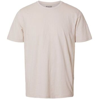Vêtements Homme T-shirts & Polos Selected 16092508 ASPEN-OATMEAL Beige