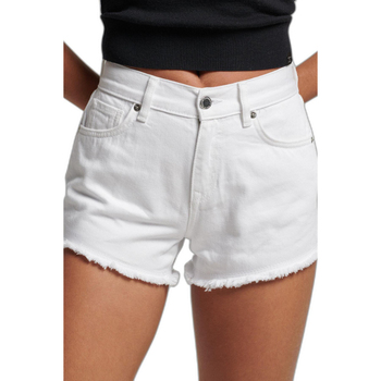 Vêtements Femme Shorts / Bermudas Superdry W7110397A Blanc