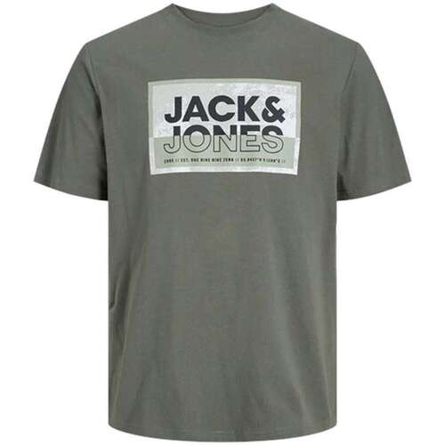 Vêtements Homme T-shirts manches courtes Jack & Jones 161543VTPE24 Kaki