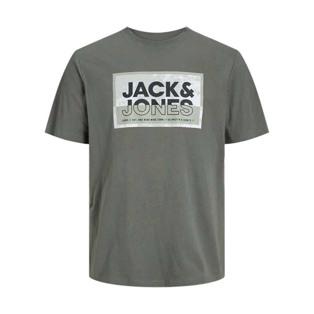 Vêtements Homme T-shirts manches courtes Jack & Jones 161543VTPE24 Kaki
