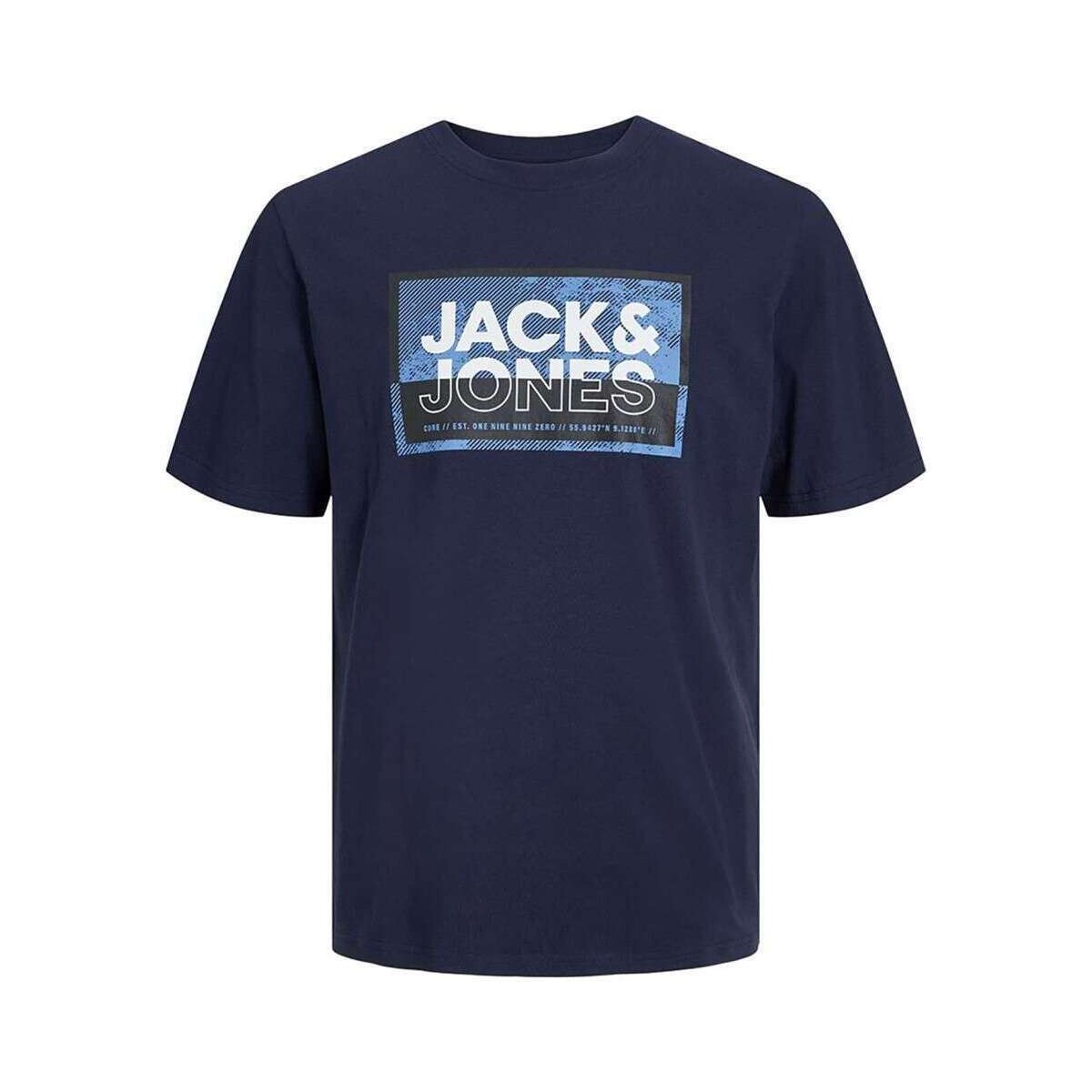 Vêtements Homme T-shirts manches courtes Jack & Jones 161545VTPE24 Marine