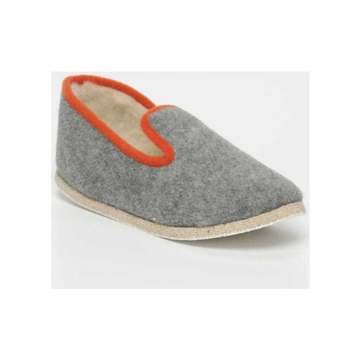 Chaussures Homme Chaussons Guillemets Chaussons Racine - Gris Gris