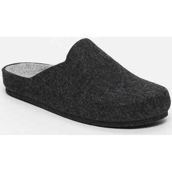 chaussons amos  chaussons mules la grisante - gris anthracite 