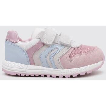 Chaussures Fille Baskets basses Geox B ALBEN GIRL A Rose