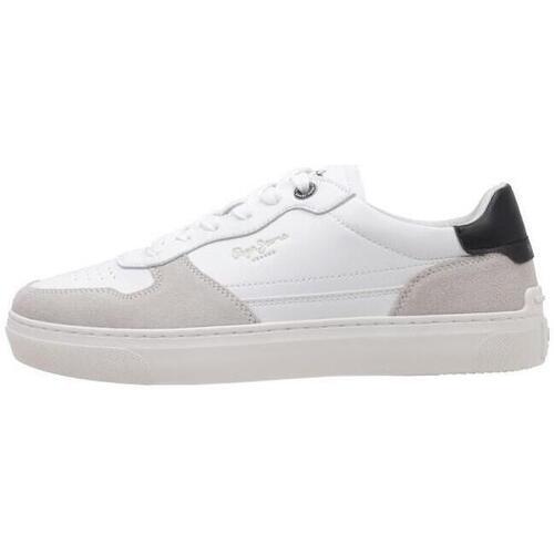 Chaussures Homme Baskets basses Pepe Cancan jeans CAMDEN STREET M Blanc