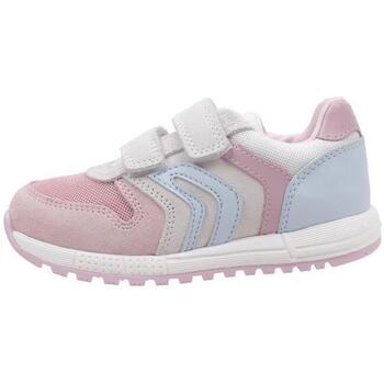 Chaussures Fille Baskets basses Geox B ALBEN GIRL A Rose