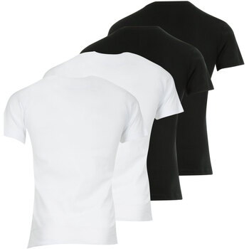 Athena Lot de 4 Tee-shirt col V homme Coton Bio Noir