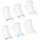 Sous-vêtements Homme Chaussettes Athena Lot de 6 paires de socquettes homme Training Dry Blanc