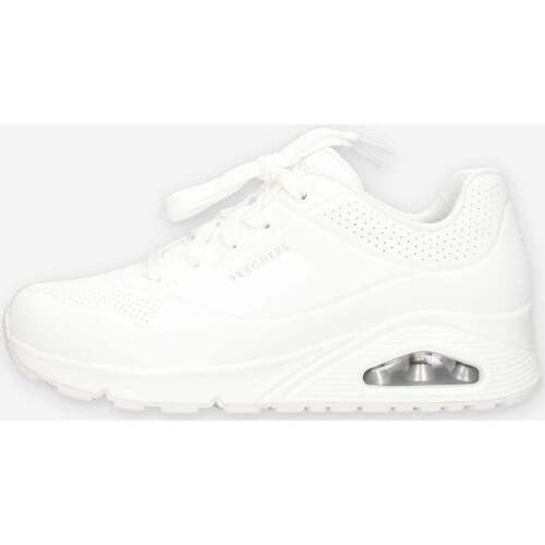 Chaussures Femme Baskets montantes Skechers 73690-W Blanc