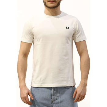 Fred Perry Fp Crew Neck T-Shirt Blanc