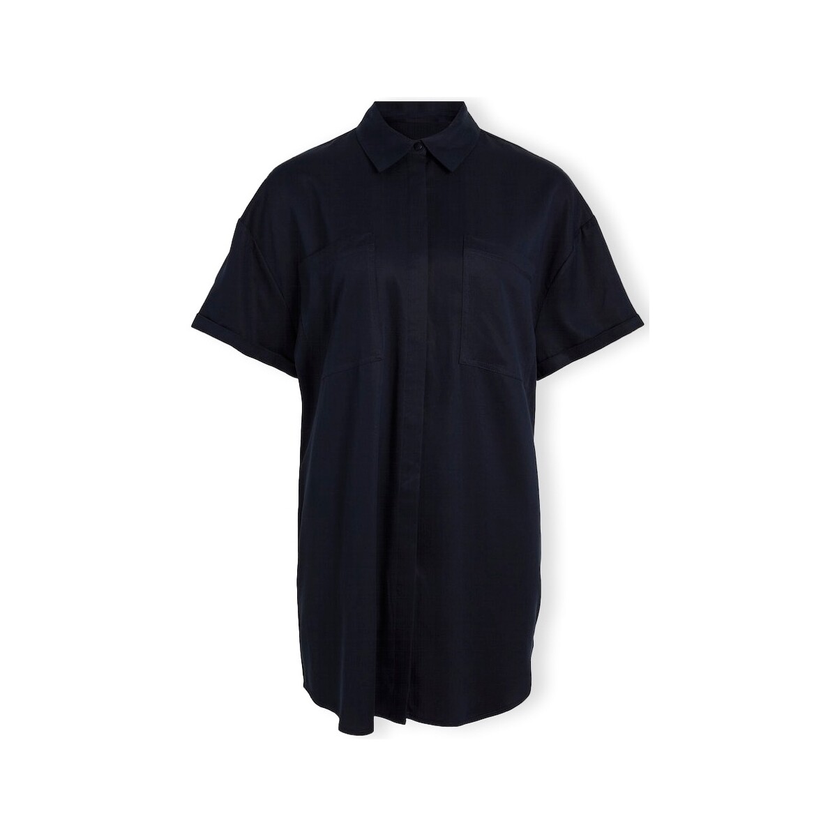 Vêtements Femme Tops / Blouses Vila Harlow 2/4 Oversize Shirt - Sky Captain Bleu