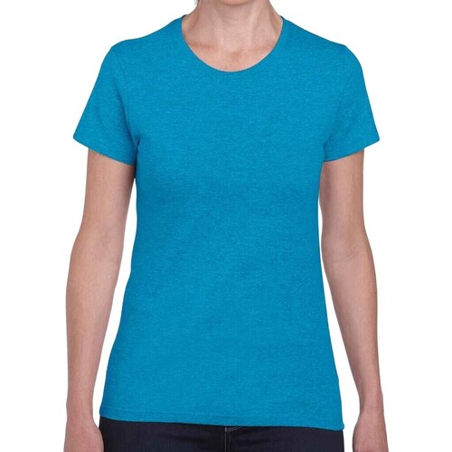 Vêtements Femme T-shirts manches longues Gildan GD95 Bleu