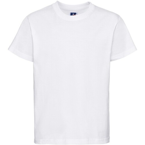 Vêtements Enfant T-shirts manches courtes Jerzees Schoolgear 180B Blanc