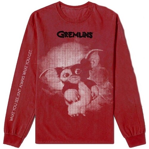 Vêtements T-shirts manches longues Gremlins RO4218 Rouge