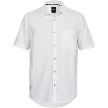 Vêtements Homme Chemises manches courtes Kaporal - Chemise manches courtes - blanche Blanc