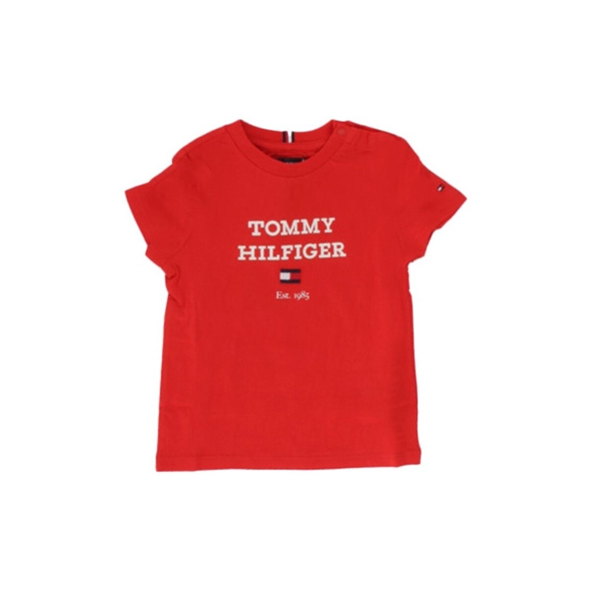 Vêtements Garçon T-shirts manches courtes Tommy Hilfiger KB0KB08671 Rouge