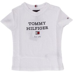 Vêtements Garçon T-shirts manches courtes Tommy Hilfiger KB0KB08671 Blanc