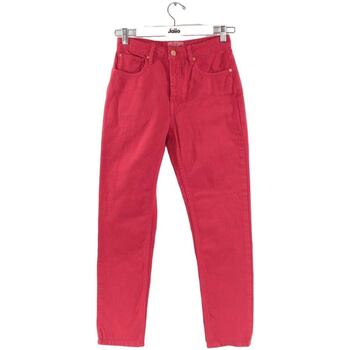 Vêtements Femme Jeans Sézane Jean droit en coton Rouge