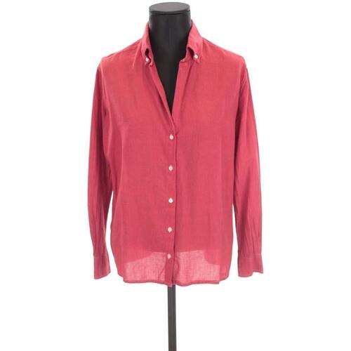 Vêtements Femme Débardeurs / T-shirts sans manche Vanessa Bruno Chemise en coton Rouge