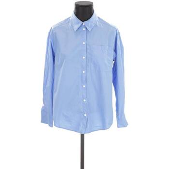 Vêtements Femme Débardeurs / T-shirts sans manche Claudie Pierlot Chemise en coton Bleu