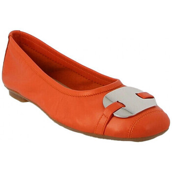 Chaussures Femme Ballerines / babies Reqin's hermes cuir Orange