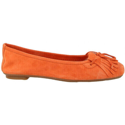 Chaussures Femme Mocassins Reqin's hindi peau Orange