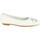Chaussures Femme Ballerines / babies Reqin's hermes tote cuir Blanc