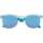 Montres & Bijoux Enfant Lunettes de soleil Isotoner Lunettes de soleil verres miroirs Bleu
