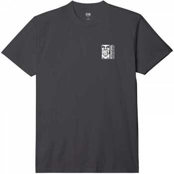 Vêtements Homme T-shirts & Polos Obey icon split Noir